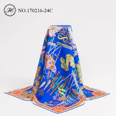 Čisti svileni šal za kosu